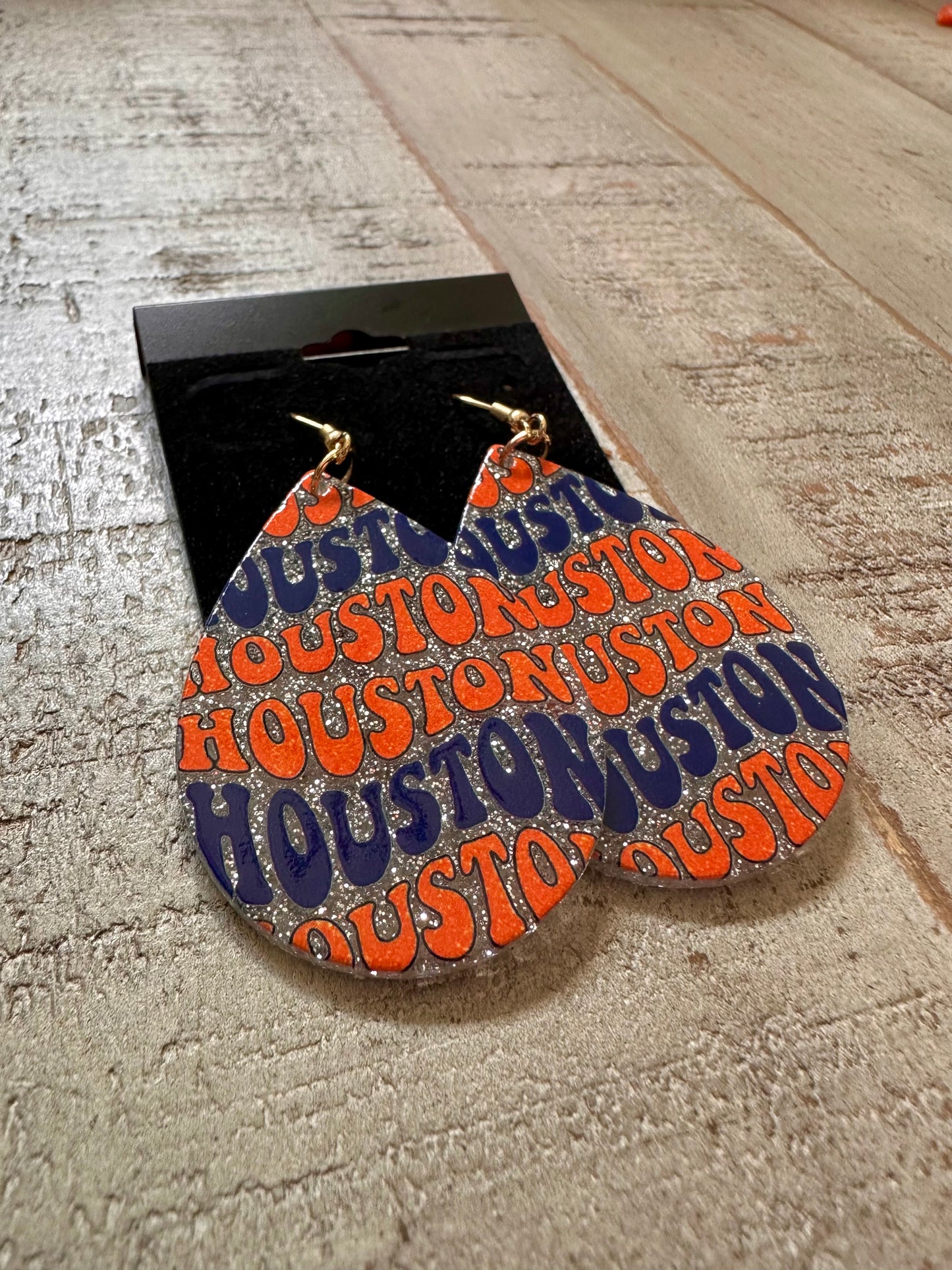 Houston Silver Teardrop Earrings