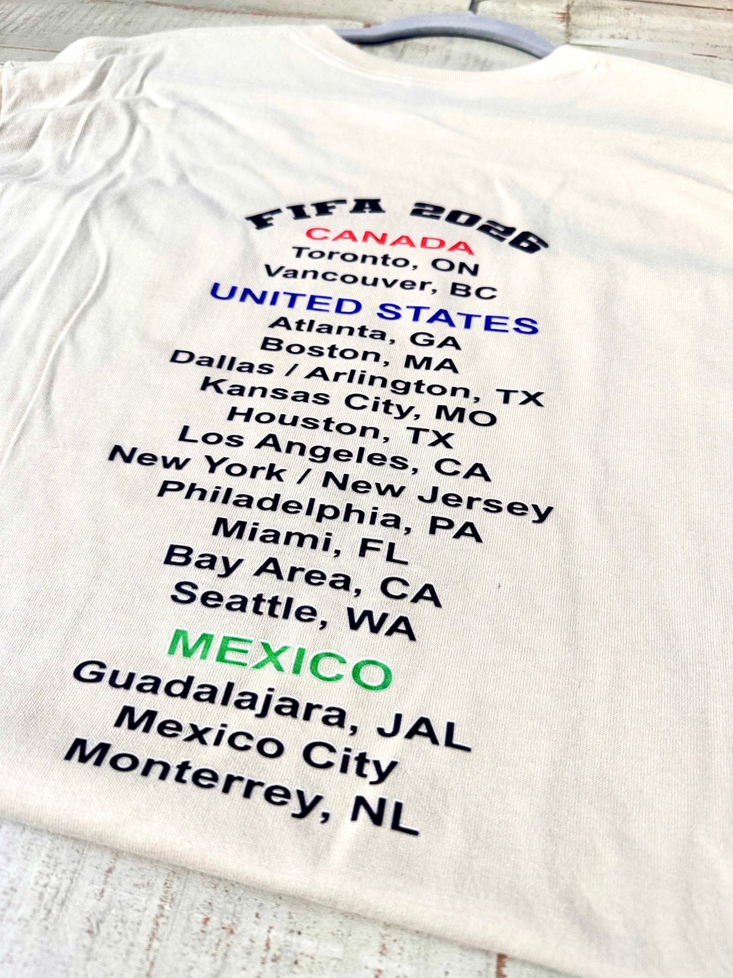 FIFA 2026 T-Shirt (Front & Back)