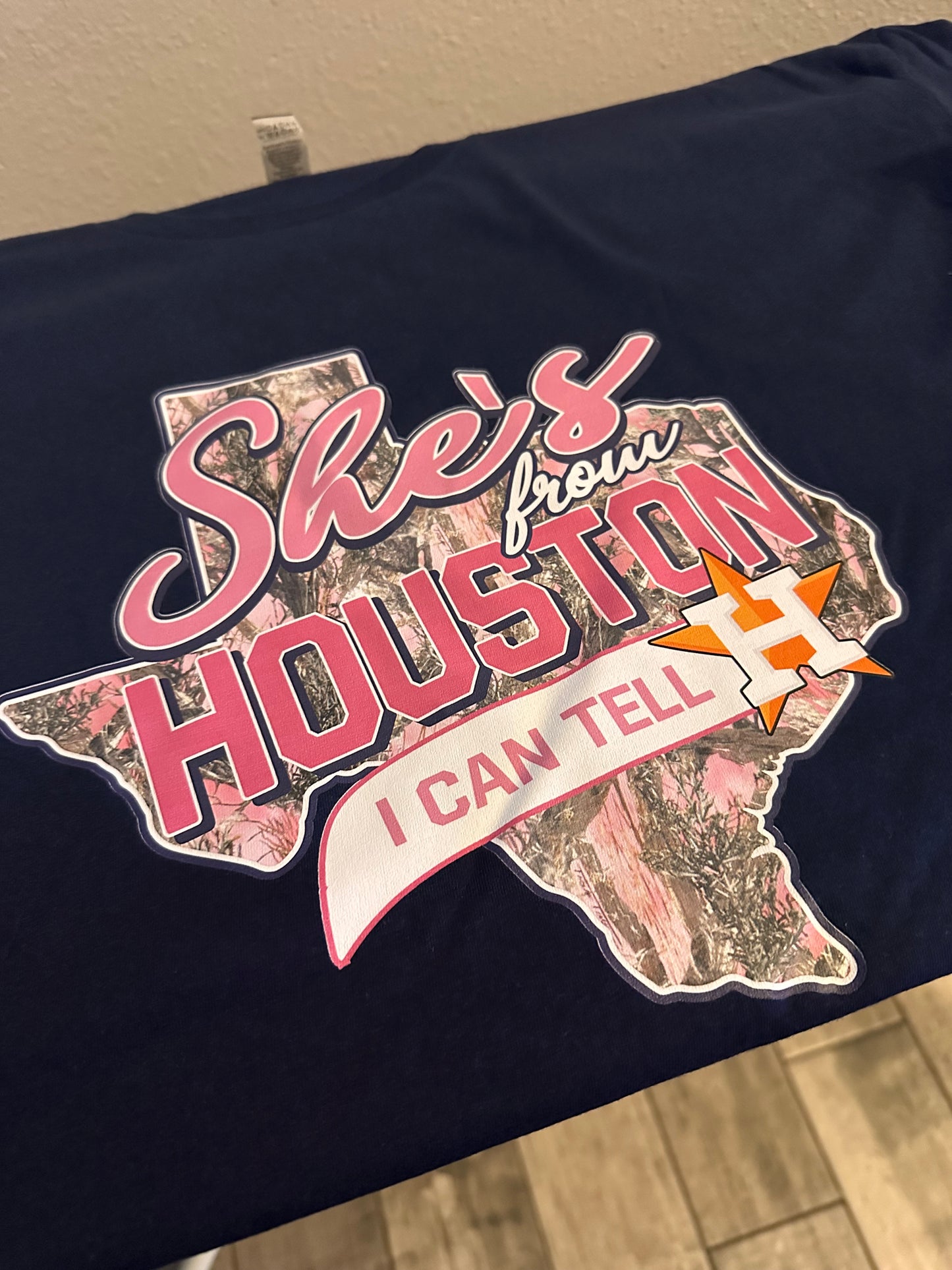 She's from Houston Astros Tee