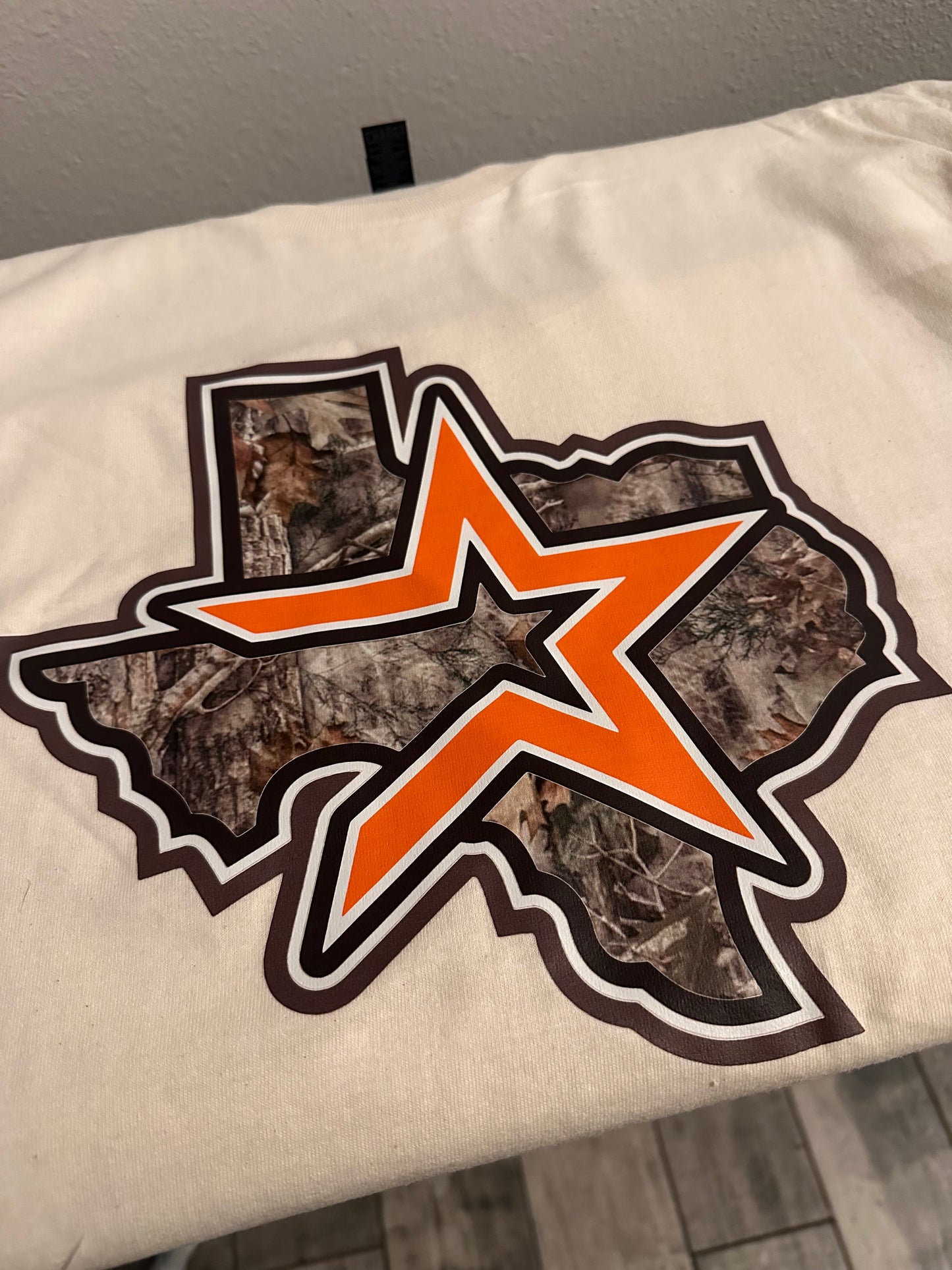 Texas Camo Astros Star Tee